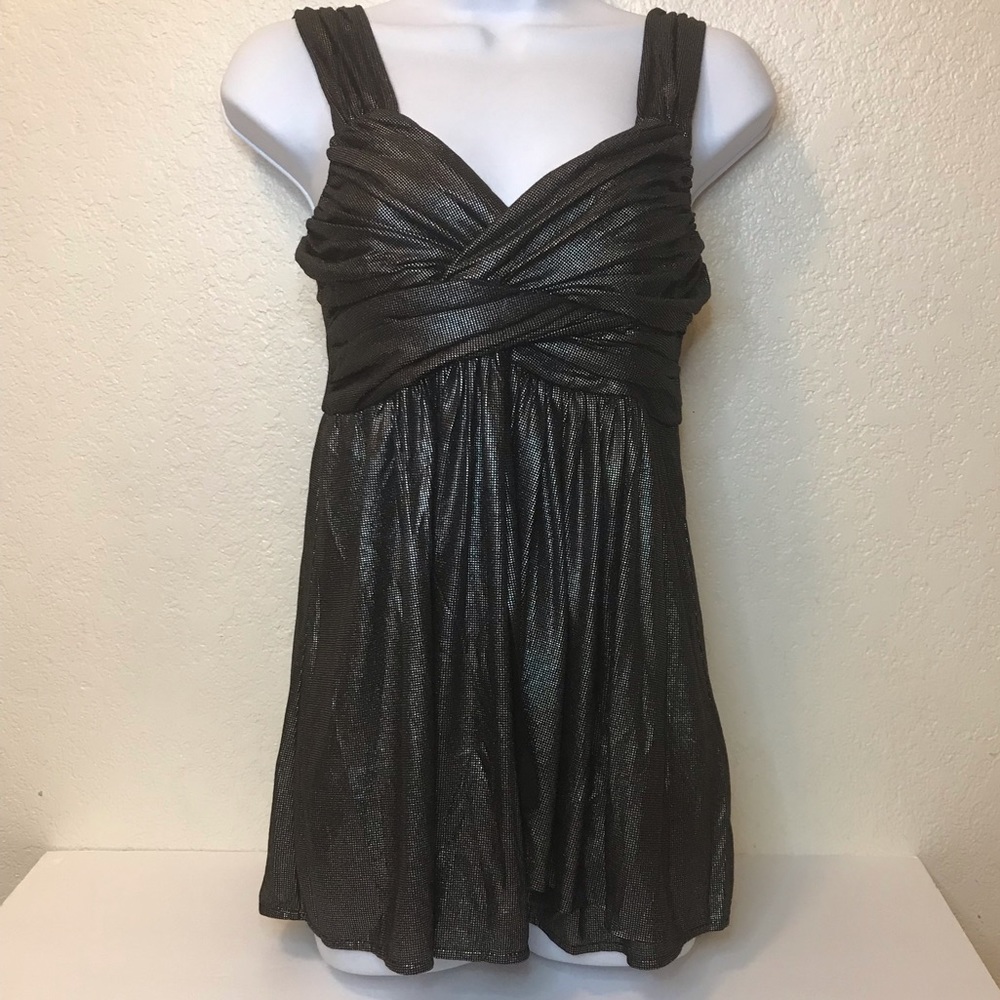 EXPRESS Sexy tanks tops metallic black